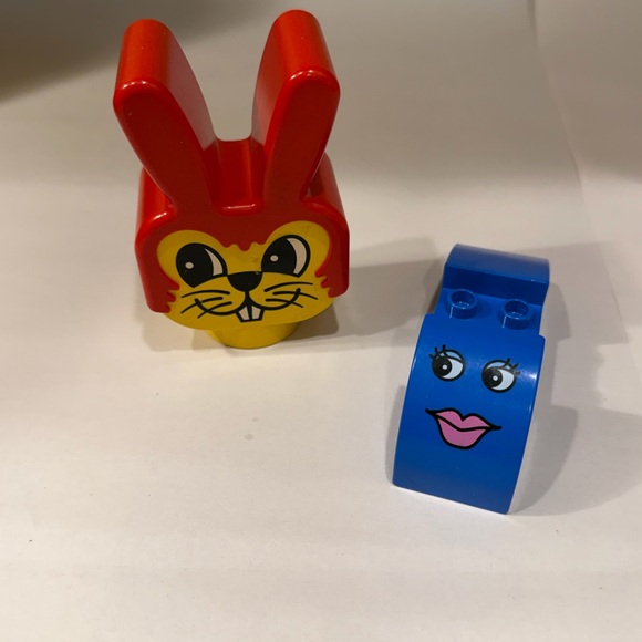 LEGO duplo vintage Colorful Bunny and Block Toy Set - Picture 1 of 5